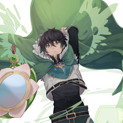 This is a pixiv picture whose title is 盾勇 LOG3.
