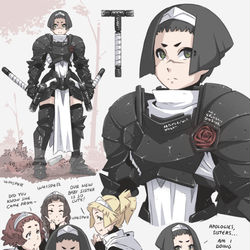 This is a pixiv picture whose title is The Order of Sancta Klarabella.