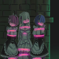 This is a pixiv picture whose title is [COM] rezero damsel act 2.
