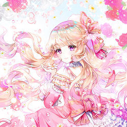 This is a pixiv picture whose title is [仕事絵]🌸.