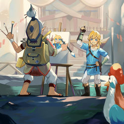 This is a pixiv picture whose title is ゼルダログ4.