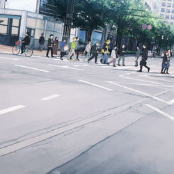 This is a pixiv picture whose title is GO.