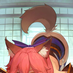 This is a pixiv picture whose title is 玉藻の前.