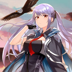 This is a pixiv picture whose title is エセックス.