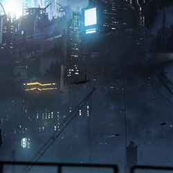 This is a pixiv picture whose title is サイバーパンク.