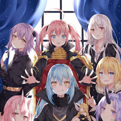 This is a pixiv picture whose title is 転生したらスライムだった件.