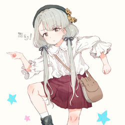 This is a pixiv picture whose title is 久川凪ちゃんの没にされたアー写.