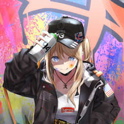 This is a pixiv picture whose title is GRAFFITI.