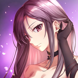 This is a pixiv picture whose title is 【FGO】虞美人.