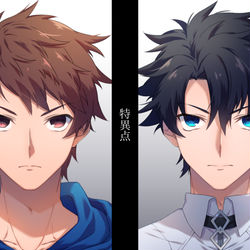 This is a pixiv picture whose title is 特異点.