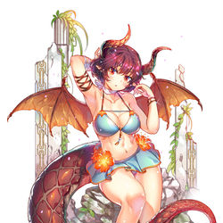 This is a pixiv picture whose title is 水着のグレアちゃん.