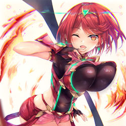 This is a pixiv picture whose title is ホムラ.