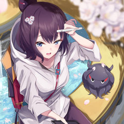 This is a pixiv picture whose title is 英霊旅装北斎.