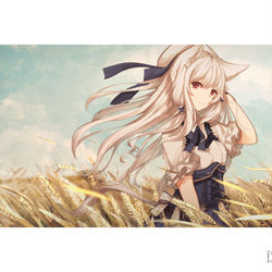 This is a pixiv picture whose title is 望郷.