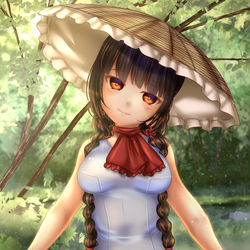 This is a pixiv picture whose title is 薄暑光.