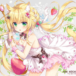 This is a pixiv picture whose title is Strawberry parfait🍓.