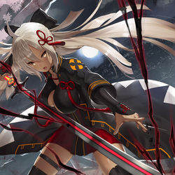 This is a pixiv picture whose title is 沖田オルタ.