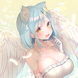 This is a pixiv picture whose title is 犬耳モイラ様🐶.