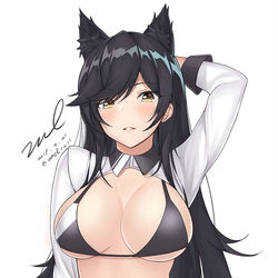 This is a pixiv picture whose title is ♭.