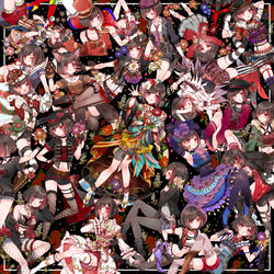 This is a pixiv picture whose title is バンドリまとめ3.