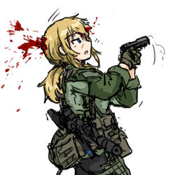 This is a pixiv picture whose title is 0.7 sec late.