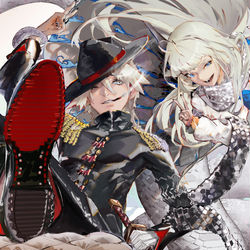 This is a pixiv picture whose title is 坂本龍馬オルタ.