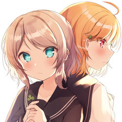 This is a pixiv picture whose title is 🍊⚓️.