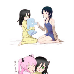 This is a pixiv picture whose title is 寝巻＋よしまこ.