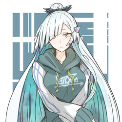 This is a pixiv picture whose title is パーカーブリュンヒルデ.