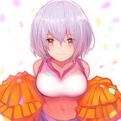 This is a pixiv picture whose title is チアガールアカネちゃん.