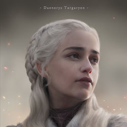 This is a pixiv picture whose title is Daenerys Targaryen.