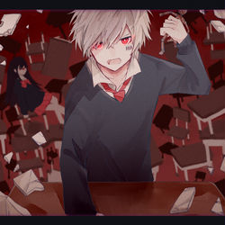 This is a pixiv picture whose title is イドラのサーカス／まふまふ(cover).