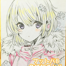 This is a pixiv picture whose title is 白鳥ハル 色紙絵まとめ.
