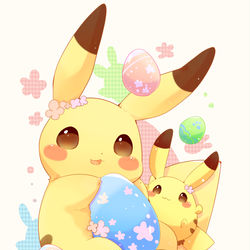 This is a pixiv picture whose title is いーすたーぁ☆.