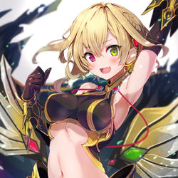 This is a pixiv picture whose title is シャルのおなかあ(｀・∀・´)！.