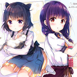 This is a pixiv picture whose title is まんがタイムきらら5月号「一畳間まんきつ暮らし！」.