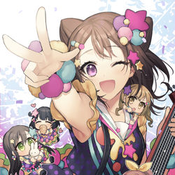 This is a pixiv picture whose title is Poppin'Party.