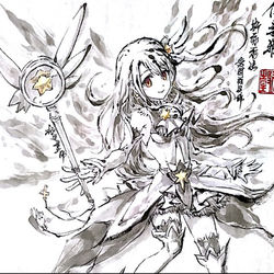 This is a pixiv picture whose title is 【極道畫師】伊莉雅斯菲爾.