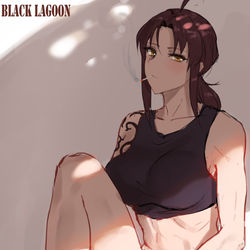 This is a pixiv picture whose title is BLACK LAGOON.