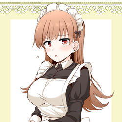 This is a pixiv picture whose title is メイド大井っち.