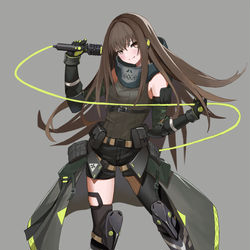 This is a pixiv picture whose title is M4A1.