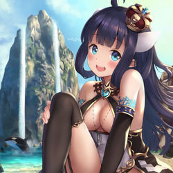 This is a pixiv picture whose title is シャチ娘　「シイク」.