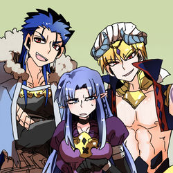 This is a pixiv picture whose title is キャスターとキャスターとキャスター.