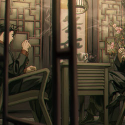 This is a pixiv picture whose title is 無題.