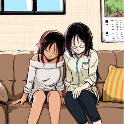 This is a pixiv picture whose title is 短3度アンサンブル.