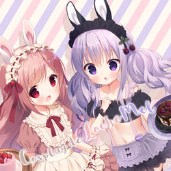 This is a pixiv picture whose title is 【コミ1新刊②】Cosplay de LocheMel.