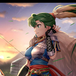 This is a pixiv picture whose title is 伝承リン.