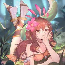 This is a pixiv picture whose title is ▼.