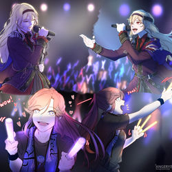 This is a pixiv picture whose title is LOUDER.