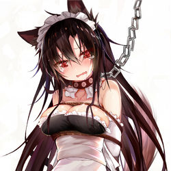 This is a pixiv picture whose title is おあずけさせられるウェアウルフ.